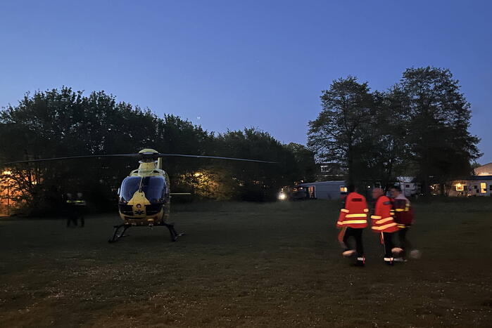 Traumahelikopter landt vanwege medische noodsituatie