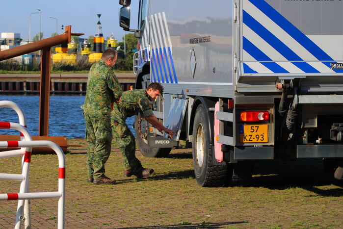 Scheepvaartverkeer stilgelegd vanwege mogelijk explosief in haven